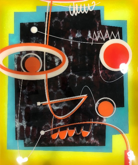 KONG Sunghun, Square play - facial expression 3, 2018